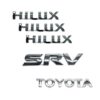 Kit Emblemas Traseros y Laterales para Toyota Hilux Srv 05-15