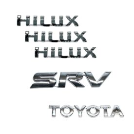 Kit Emblemas Traseros y Laterales para Toyota Hilux Srv 05-15