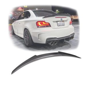 Aleron BMW Serie 1 125 135 E82 07-13 Estilo M4 Fibra Carbono