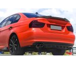 Aleron Estilo M4 para BMW Serie 3 Sedan E90 Negro Brillante - Imagen 4