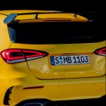 Alerón estilo AMG Mercedes Benz Clase A W177 18-24 Negro Brillante - Imagen 2