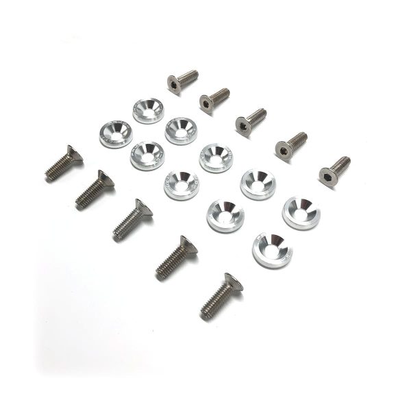 Arandelas Anodizadas Aluminio Moto Auto Atv Jdm X10 6mm M6 - Imagen 3