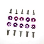 Arandelas Anodizadas Aluminio Moto Auto Atv Jdm X10 6mm M6 - Imagen 12
