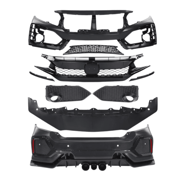 Bodykit Estilo Type R para Honda Civic 4 Puertas Sedán 16-20 - Imagen 19