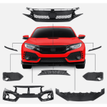 Bodykit Estilo Type R para Honda Civic 4 Puertas Sedán 16-20 - Imagen 16