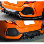 Bodykit Estilo Type R para Honda Civic 4 Puertas Sedán 16-20 - Imagen 11