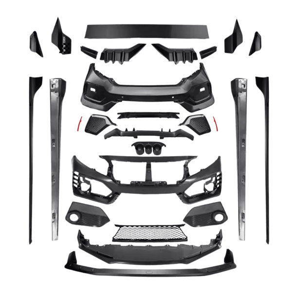 Bodykit Estilo Type R para Honda Civic 4 Puertas Sedán 16-20 - Imagen 25