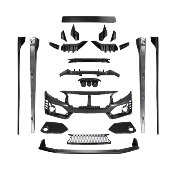 Bodykit Estilo Type R para Honda Civic 4 Puertas Sedán 16-20 - Imagen 29