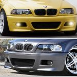 Paragolpe BMW E46 Serie 3 99-06 M3 Plástico con Antinieblas - Imagen 2