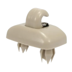 Kit X2 Ganchos Clip Beige Parasol Audi A1 A3 A4 A5 Q3 Q5 Tt - Imagen 5