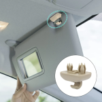 Kit X2 Ganchos Clip Beige Parasol Audi A1 A3 A4 A5 Q3 Q5 Tt - Imagen 2