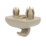 Kit X2 Ganchos Clip Beige Parasol Audi A1 A3 A4 A5 Q3 Q5 Tt - Imagen 6