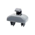 Kit X2 Ganchos Clip Gris Parasol Audi A1 A3 A4 A5 Q3 Q5 Tt - Imagen 4