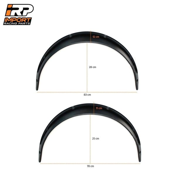 Kit X2 Fenders Flares Ensanches de Guardabarros Universales - 2 Medidas - Imagen 23