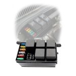 Caja Fusiblera Fusilera Auto Instalación Eléctrica Universal con Relays Mega