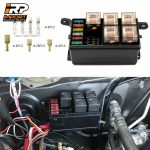 Caja Fusiblera Fusilera Auto Instalación Eléctrica Universal con Relays Mega - Imagen 18