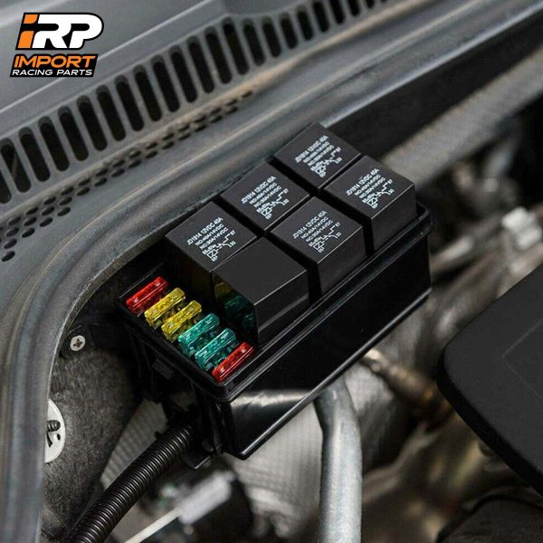 Caja Fusiblera Fusilera Auto Instalación Eléctrica Universal con Relays Mega - Imagen 16