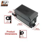 Caja Fusiblera Fusilera Auto Instalación Eléctrica Universal con Relays Mega - Imagen 14