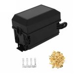 Caja Fusiblera Fusilera Auto Instalación Eléctrica Universal con Relays Mega - Imagen 3