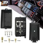 Caja Fusiblera Fusilera Auto Instalación Eléctrica Universal con Relays Mega - Imagen 21