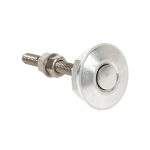 Traba de Aluminio Capot Aerocatch Quick Release Hood Botón - Imagen 5