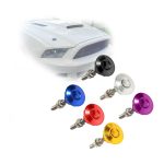 Traba de Aluminio Capot Aerocatch Quick Release Hood Botón - Imagen 8