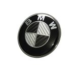 Emblema Insignia BMW Carbono Para Capot/Baúl De 82mm o 73mm
