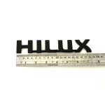 Hilux Emblema Negro Mate Toyota 19x3.3cm - Imagen 2