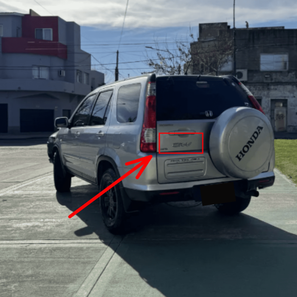 Emblema Portón Trasero para Honda CRV 01-06 2G - Imagen 4