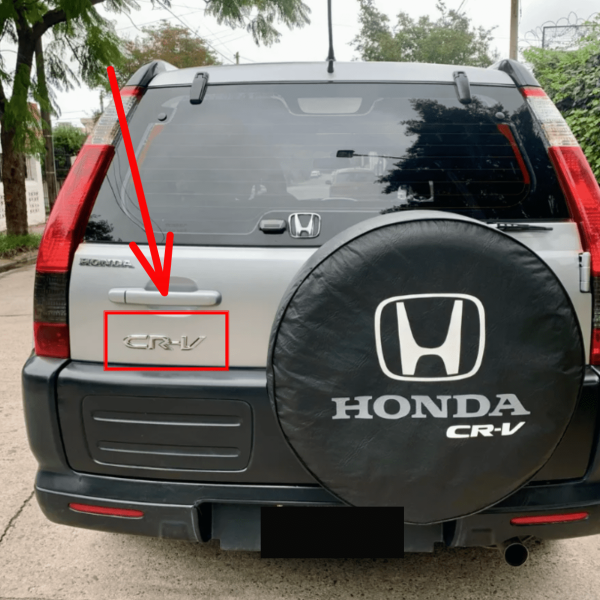 Emblema Portón Trasero para Honda CRV 01-06 2G - Imagen 2