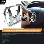 Insignia Volante H Honda Civic Accord Crv Fit Hrv City Cromada - Imagen 10