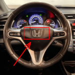 Insignia Volante H Honda Civic Accord Crv Fit Hrv City Cromada - Imagen 5