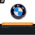 Emblema BMW Capot/Baúl 82-73mm E36/E46/E92/E90 Fibra Carbono - Imagen 7