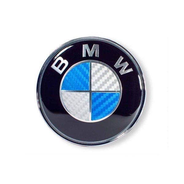 Emblema BMW Capot/Baúl 82-73mm E36/E46/E92/E90 Fibra Carbono - Imagen 2