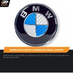 Emblema BMW Capot/Baúl 82-73mm E36/E46/E92/E90 Fibra Carbono - Imagen 5