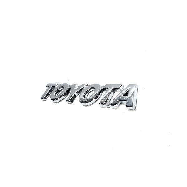 Emblema de Toyota Hilux palabra TOYOTA Cromado 150X28mm - Imagen 3