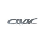 Emblema de Baúl Palabra Honda Civic 96-00 Trasero Cromado