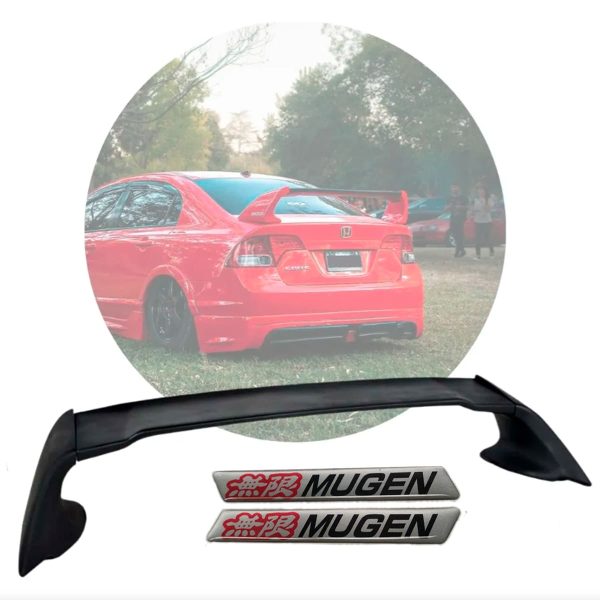 Alerón MUGEN para Honda Civic Si 06-15 de 3 Piezas - Imagen 16