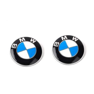 Kit Emblemas BMW Capot y Baúl 82mm OEM Serie 1 3 5 X1