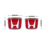 Kit X3 Emblema Exteriores + Volante Honda Civic Accord 88-00 - Imagen 9