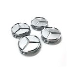 Kit X4 Centros de Llanta para Mercedes Benz Estrella 75mm - Imagen 5