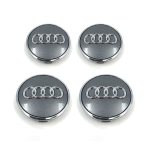 Kit X4 Centros de Llanta para Audi 61mm Gris - 4B0 601 170 A LT7