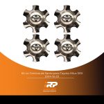 Kit X4 Centros de llanta para Toyota Hilux SRX SW4 2016-2020 - Imagen 7