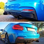 Difusor Trasero BMW Serie 2 F23 F23 230 235 240i Exotics Style Fibra de Carbono - Imagen 2