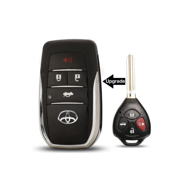 LLAV011-4BT Llave Navaja para Toyota Hilux Corolla 2009-2013 Conversión 3 Y 4 Botones - Imagen 1