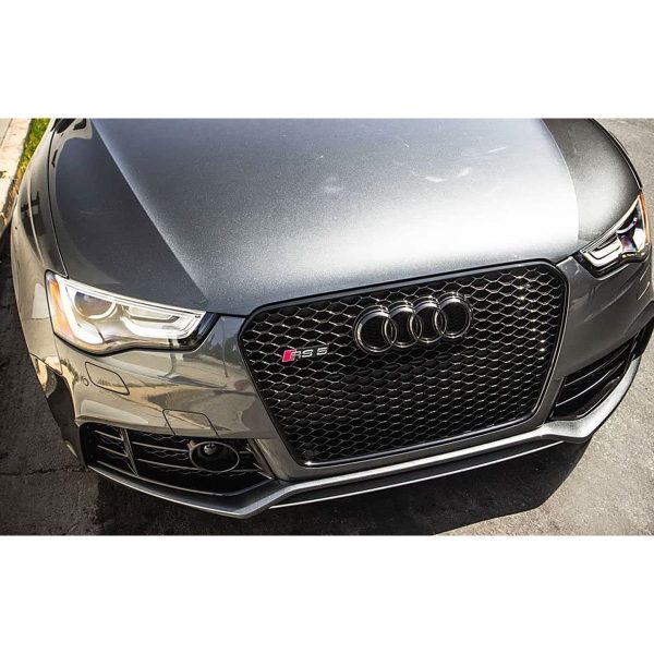 Parrilla Delantera Audi A5/S5 12-16 RS5 Negra Brillante - Imagen 4