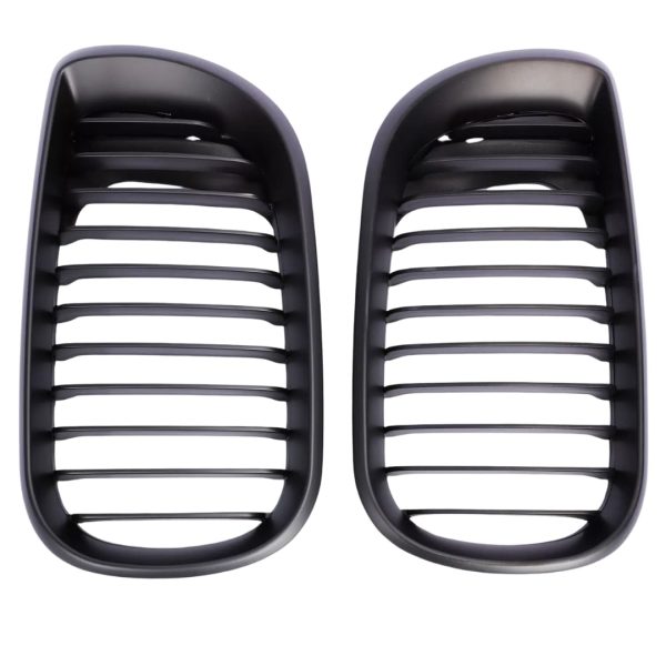 Parrilla BMW E46 02-05 LCI Delantera Riñón M3 Negra Mate - Imagen 2