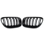 Parrilla Kidneys Riñones Negra Brillante BMW Serie 3 Coupe E92 LCI 09-12 Doble Vira - Imagen 4