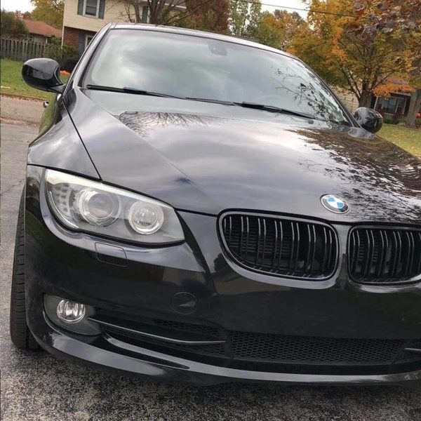 Parrilla Kidneys Riñones Negra Brillante BMW Serie 3 Coupe E92 LCI 09-12 Doble Vira - Imagen 3