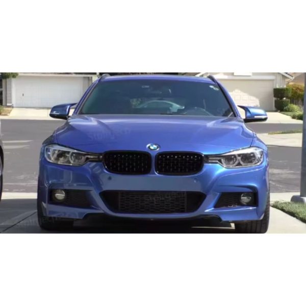Parrilla Kidneys Riñones Diamantes BMW Serie 3 F30 Negra Brillante - Imagen 6